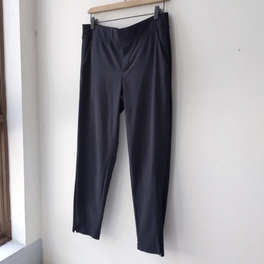 Athleta Brooklyn Ankle Pants Black Women's 8 - Picture 2 of 6